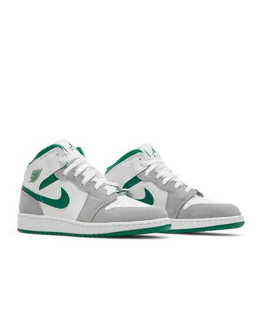 Jordan 1 Mid SE GS “White Pine Green Smoke Grey”