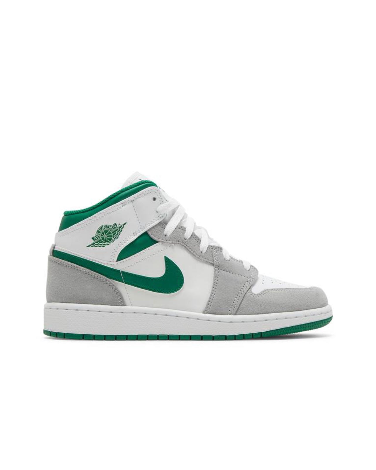 Jordan 1 Mid SE GS “White Pine Green Smoke Grey”