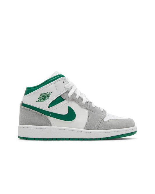 Jordan 1 Mid SE GS “White Pine Green Smoke Grey”